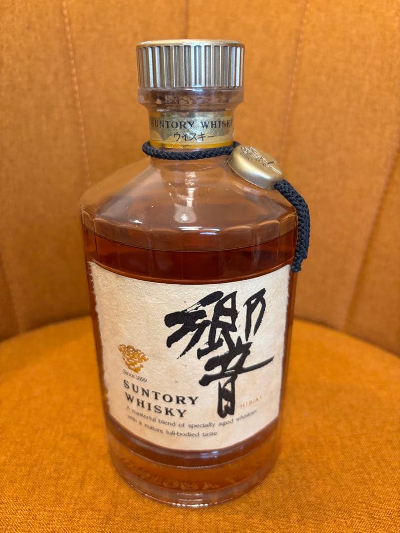 【未開封】サントリー 響 旧ラベル 裏ゴールド 金キャップ 未開栓　希少 箱無