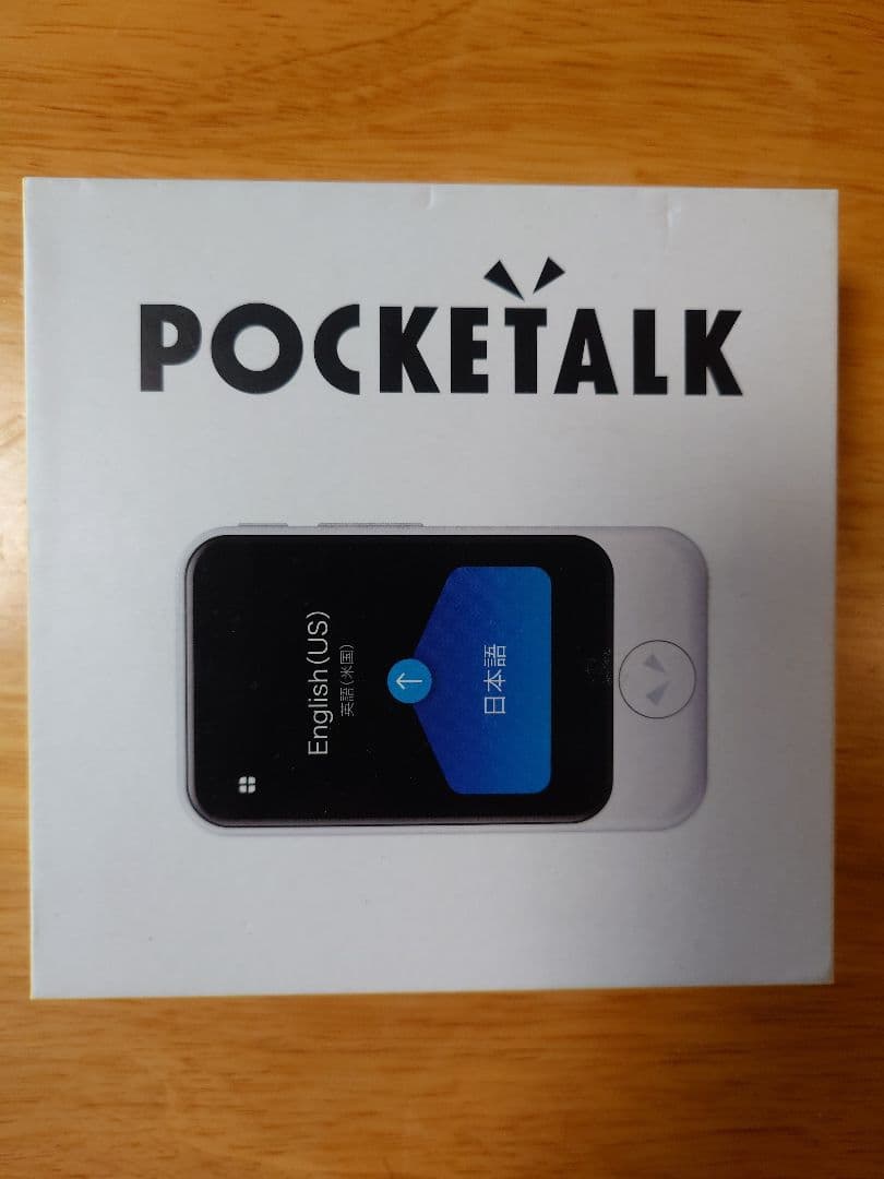 POCKETALK 「S」、ストラップ、クリアケース、保護フィルム付き