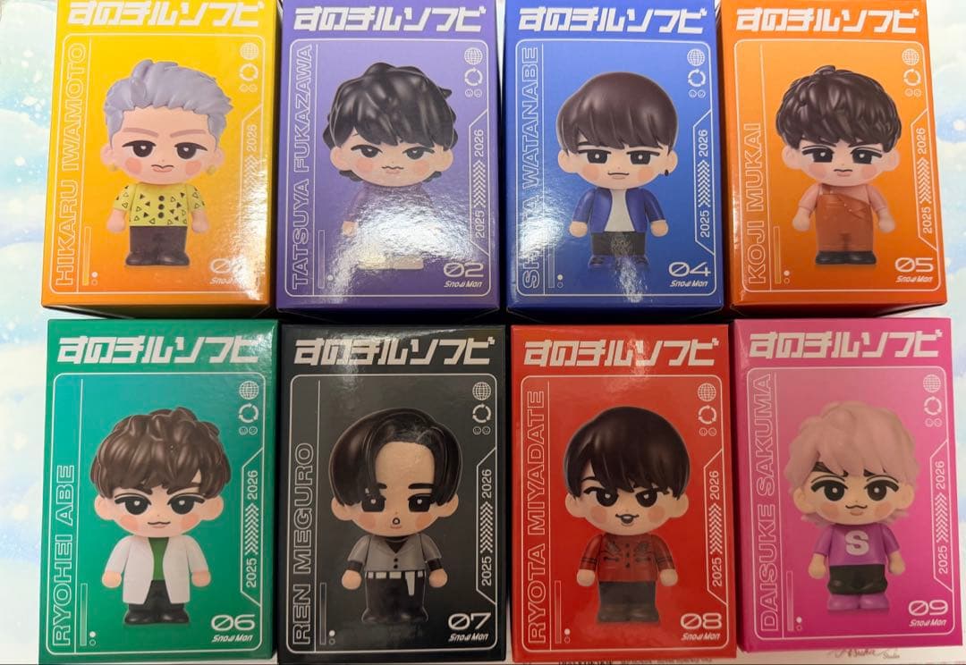 Man ON すのチル ソフビ　8体