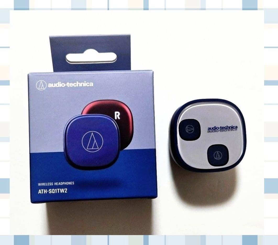オーディオテクニカ　ワイヤレスイヤホン　ATH-SQ1TW2 NRD　新品に近い