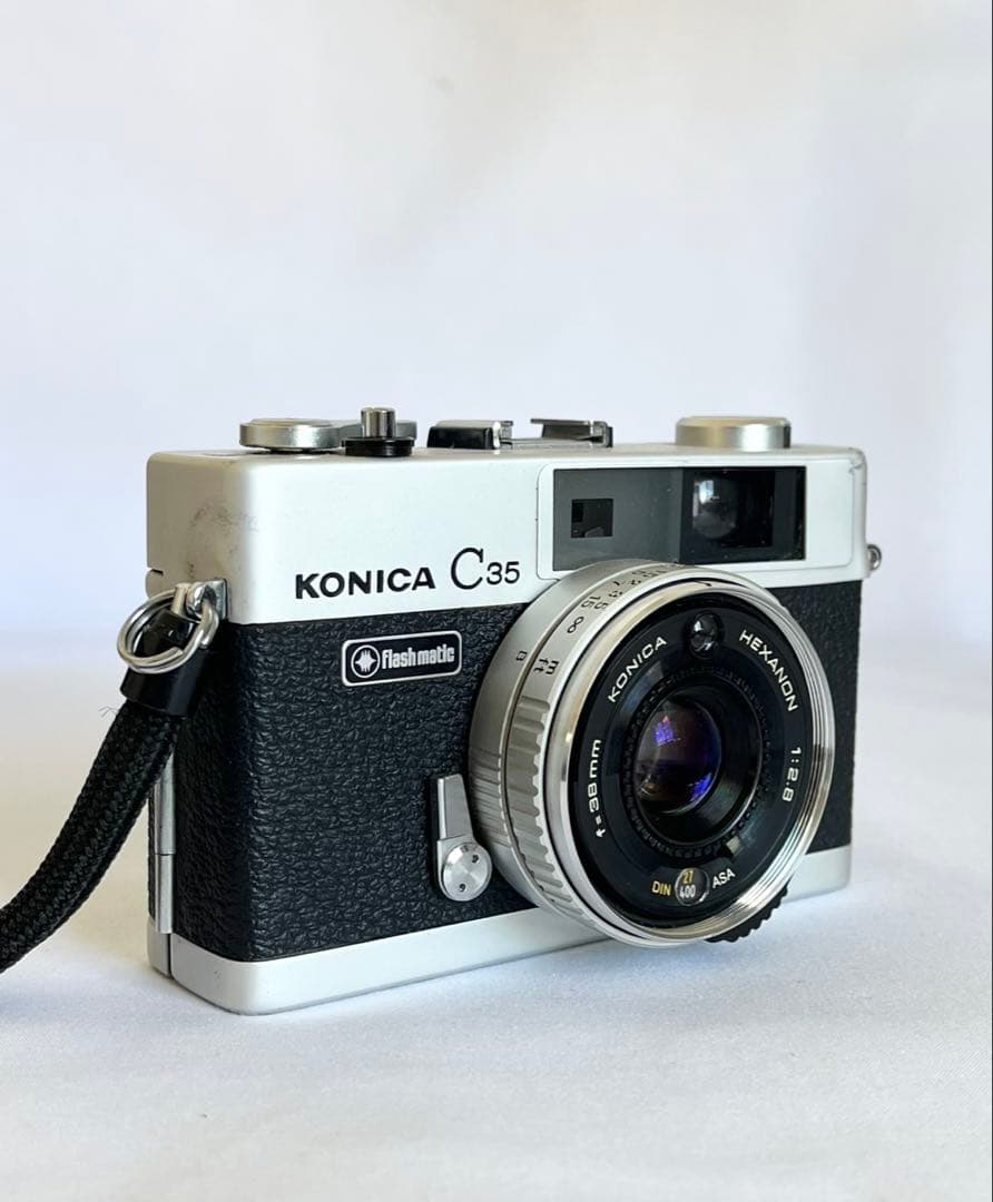【完動品】Konica C35 Flash maticフィルムカメラ 動作確認済