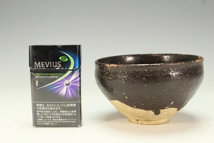 茶道具 天目茶碗 φ12cm(K-XA686)