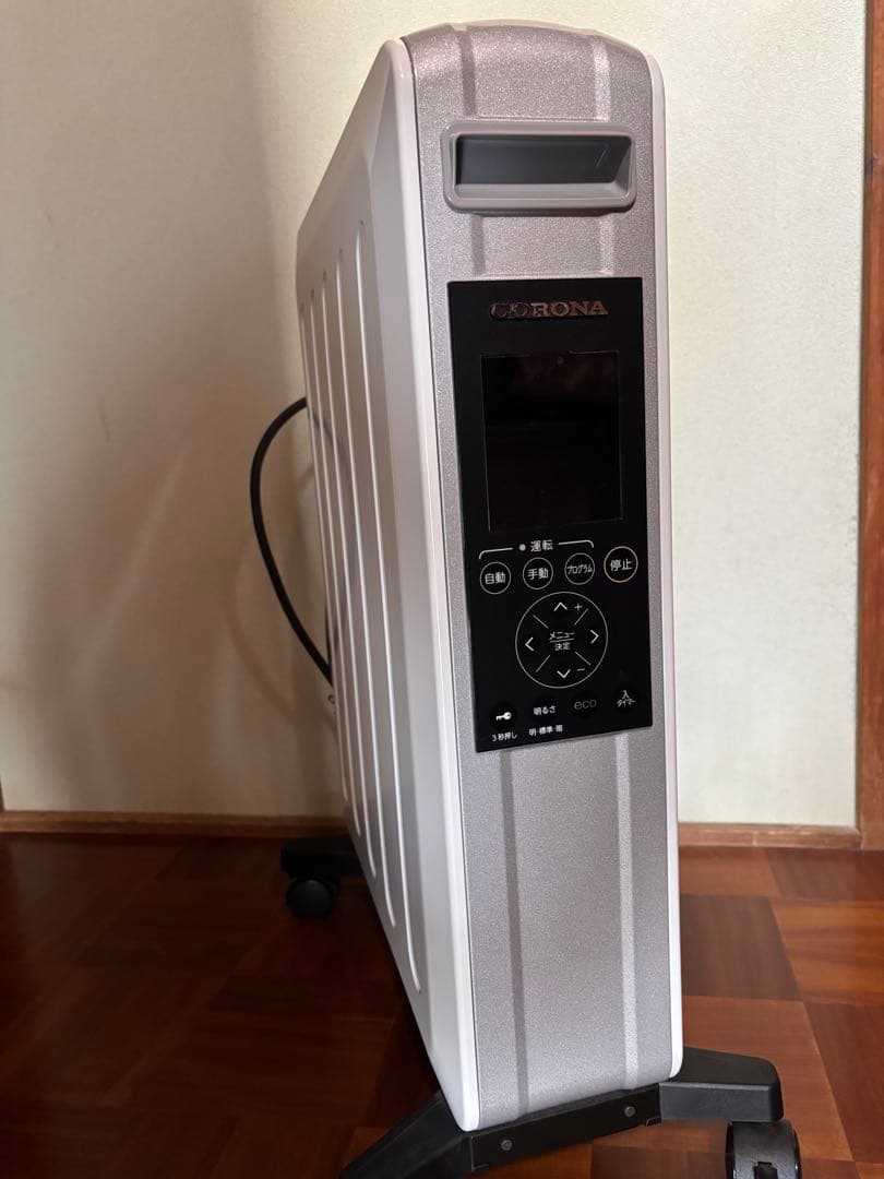 コロナ オイルヒーター DHS-1219 ホワイトシルバー