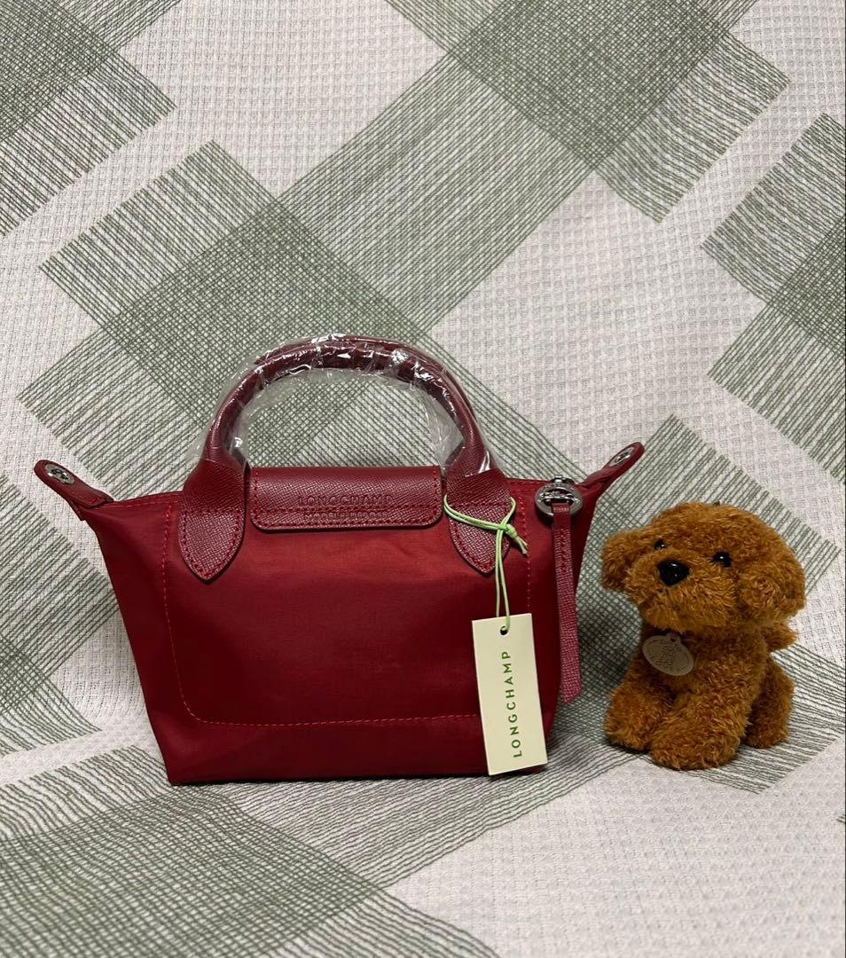 《LONGCHAMP》プリアージュ トップハンドバッグ　XS/赤