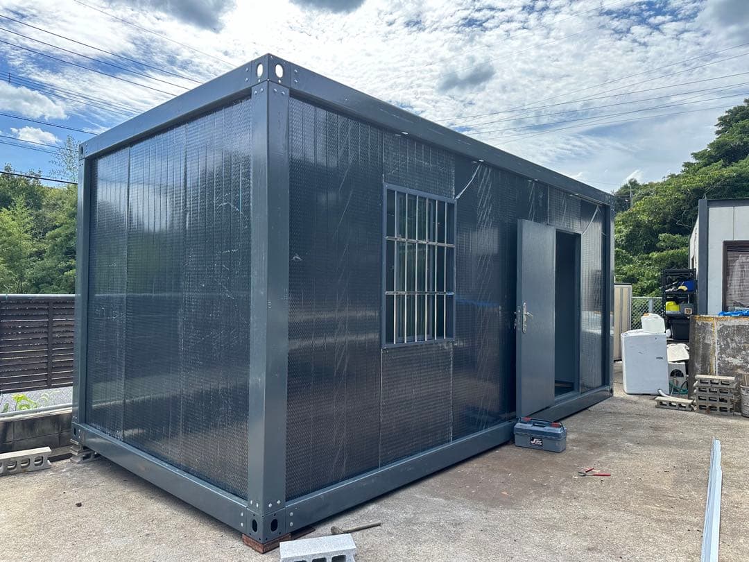 九州、中国配送対応ユニットハウスコンテナ コンテナハウス　スーパーハウス　倉庫