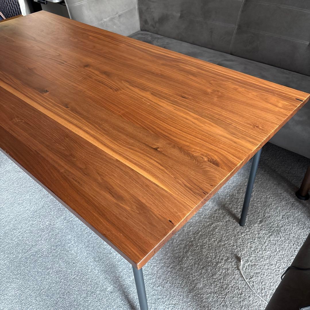 【ぴち】unico DIX ダイニングテーブル ウォールナット材