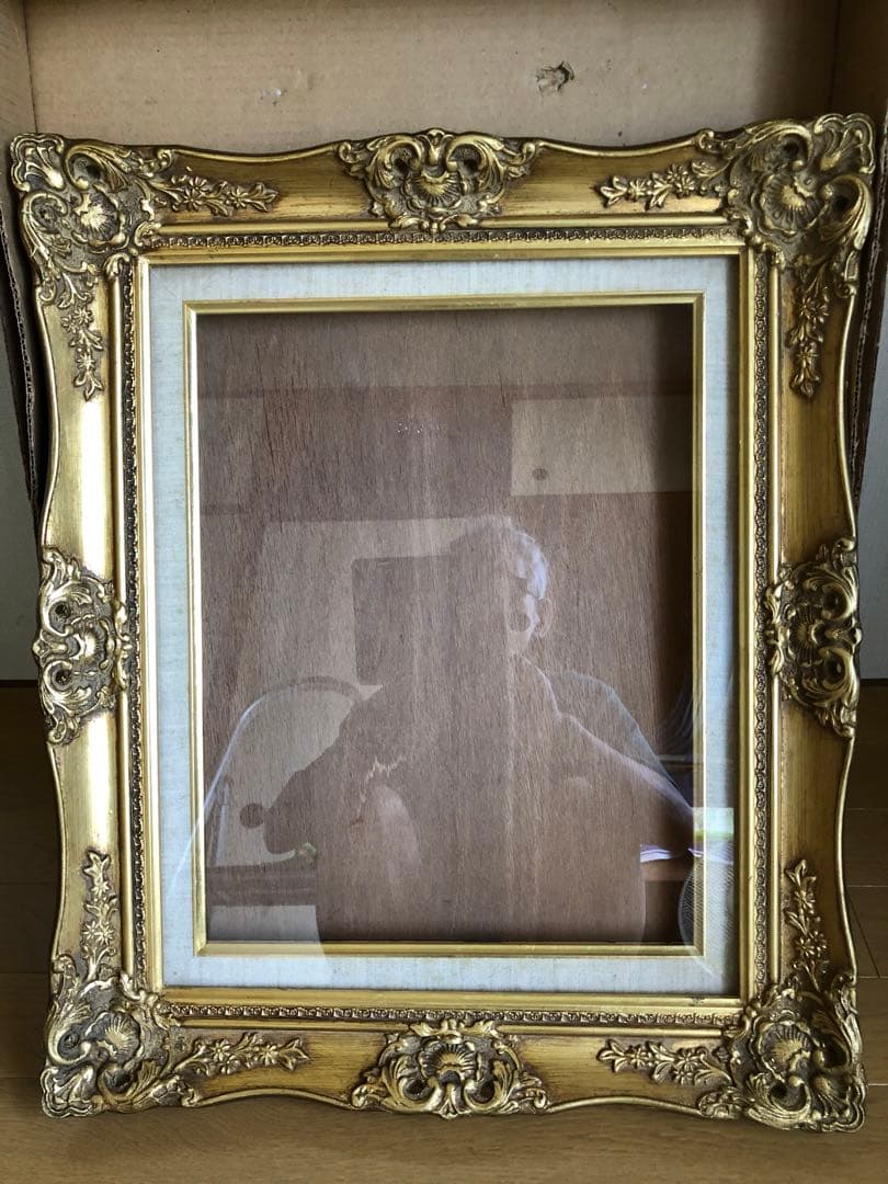 装飾的ゴールド木製油彩額縁