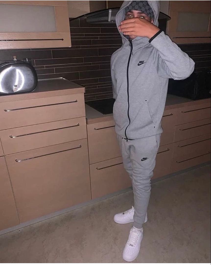 ナイキテックフリース セットアップ 上下 Sサイズ グレー ukファッション