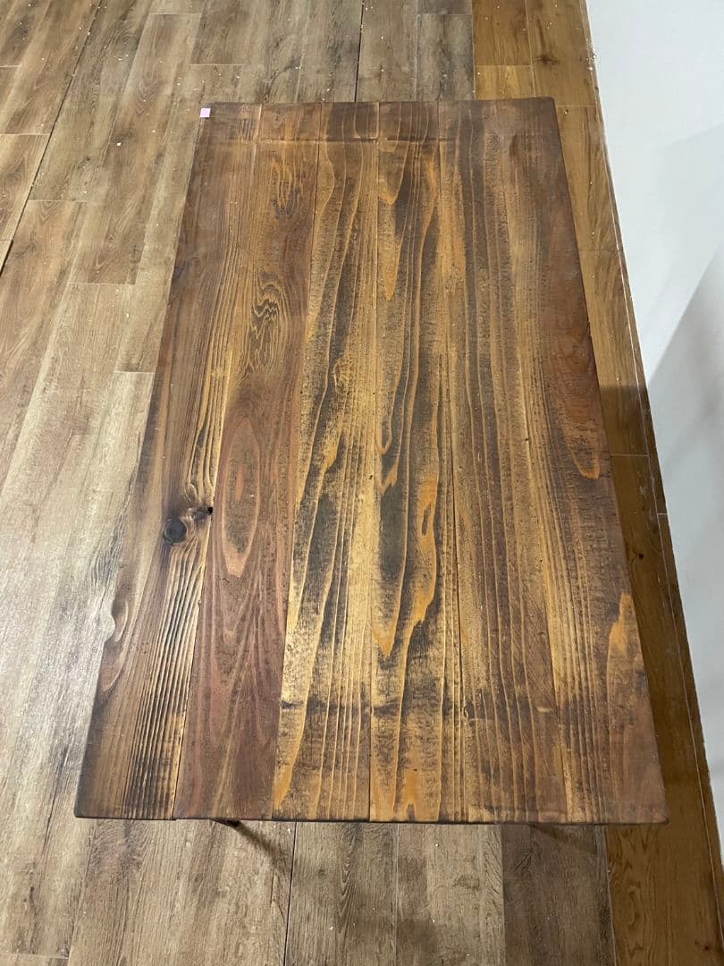 あ　ウォールナット色　カウンターテーブル　デスク　　幅 100cm