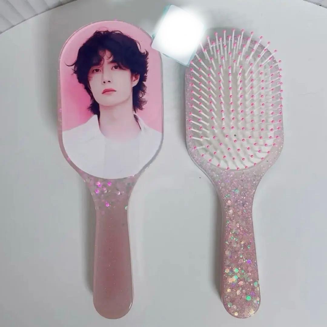 王一博 超大レジンエアークッション付きヘアブラシ　9点セット❣️確認用0105