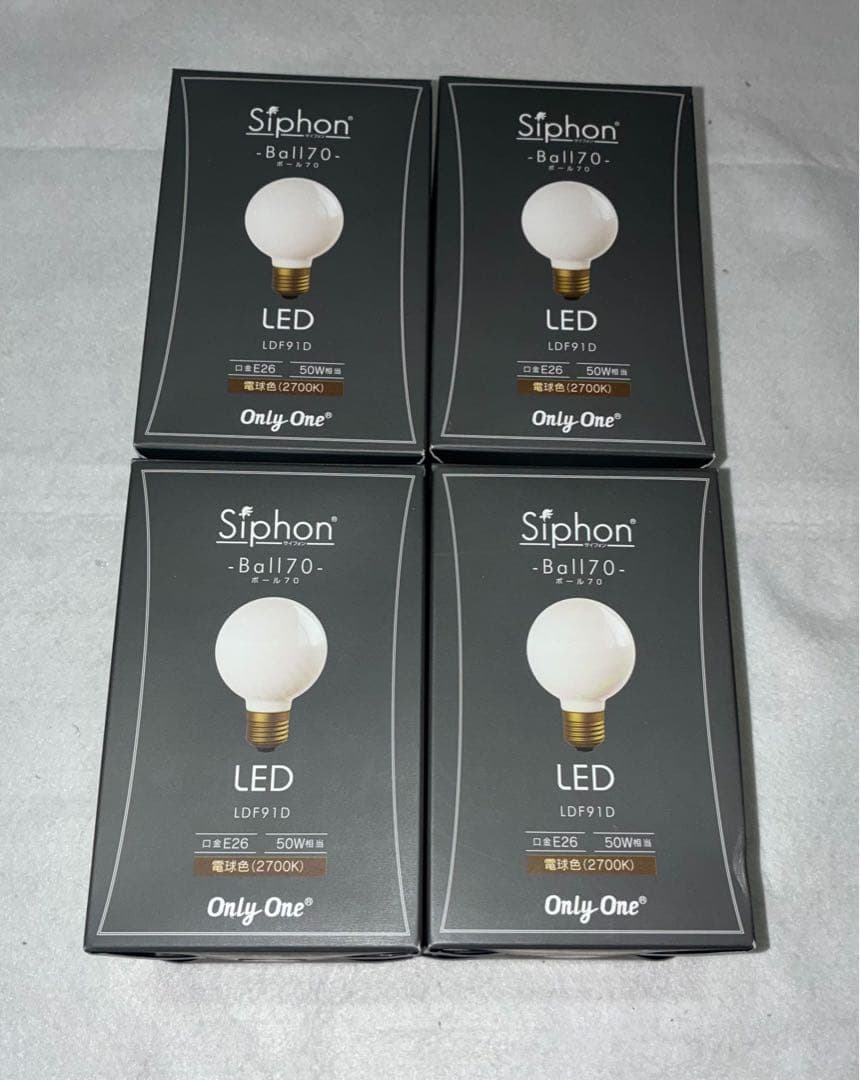 サイフォン Siphon LED電球 ボールE26 2700K LDF91D