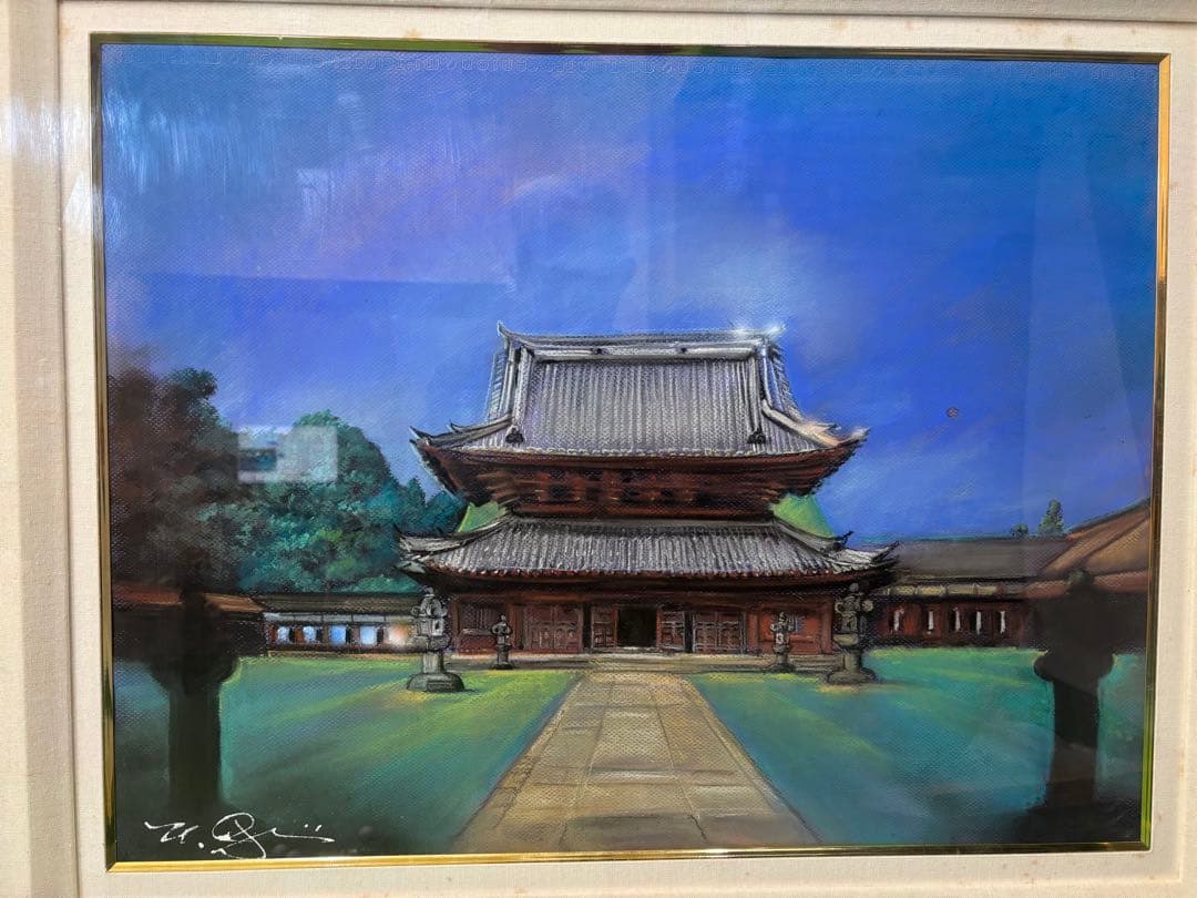 【ネイト・ジョルジオ作】オリジナル原画一点物「瑞龍寺」 #ネイト・ジョルジオ