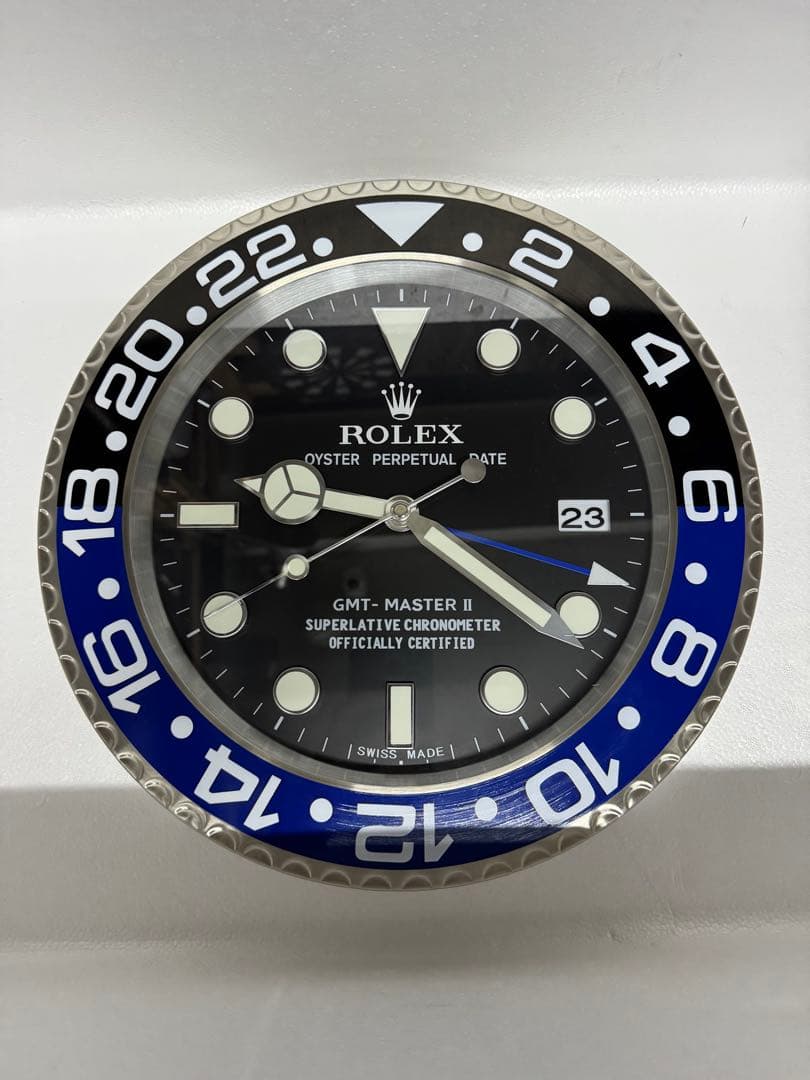 ロレックス ROLEX バットマン壁掛け時計　新品未使用