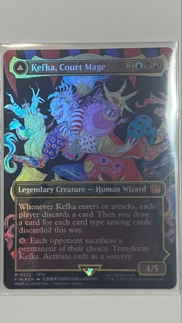 カ*き様 【英語版 ENG】人造魔導士、ケフカ/破壊の化身、ケフカ Foil ボ