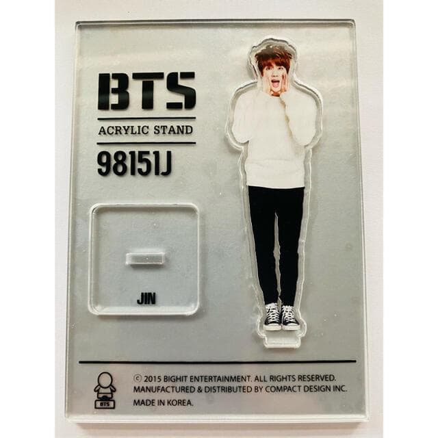 公式 BTS 2ND MUSTER 17520 アクリルスタンド ジン ソクジン