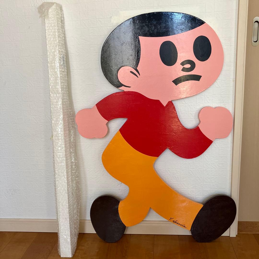 m*n様 実物大サイズのとびだし坊やパネル　棒付き　とびたくんオリジナル　サイン