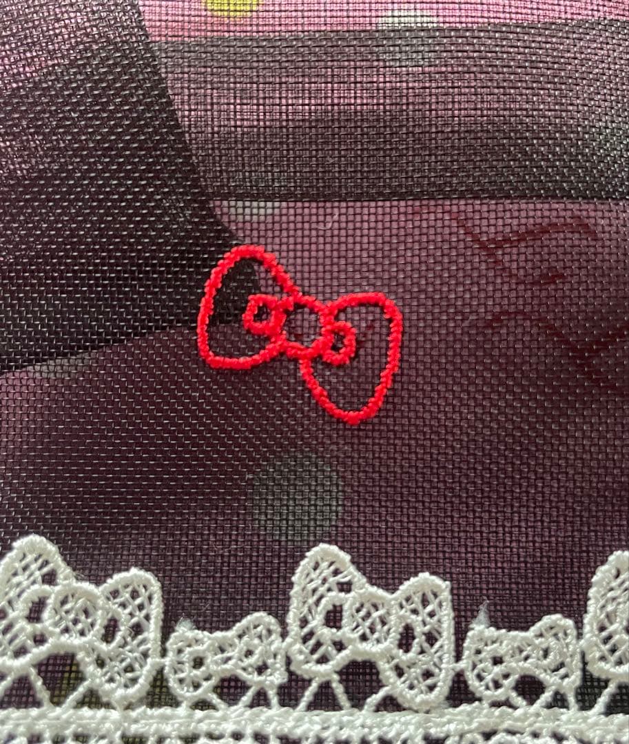 【希少昭和レトロ1980年代】キティちゃんランジェリー入れ　未使用品