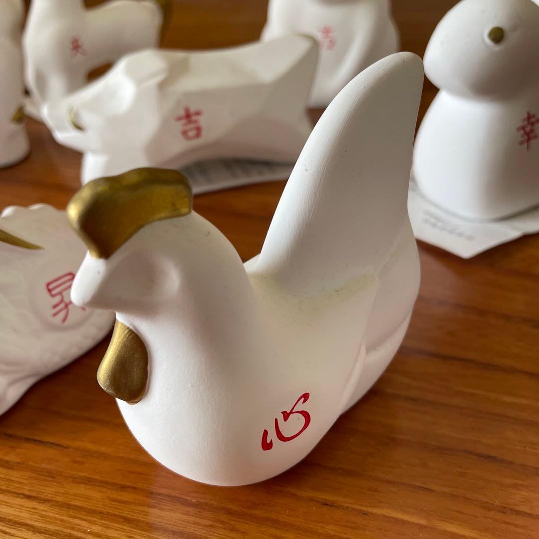 干支 置物 美濃国 出雲福徳神社 縁起物 12点セット