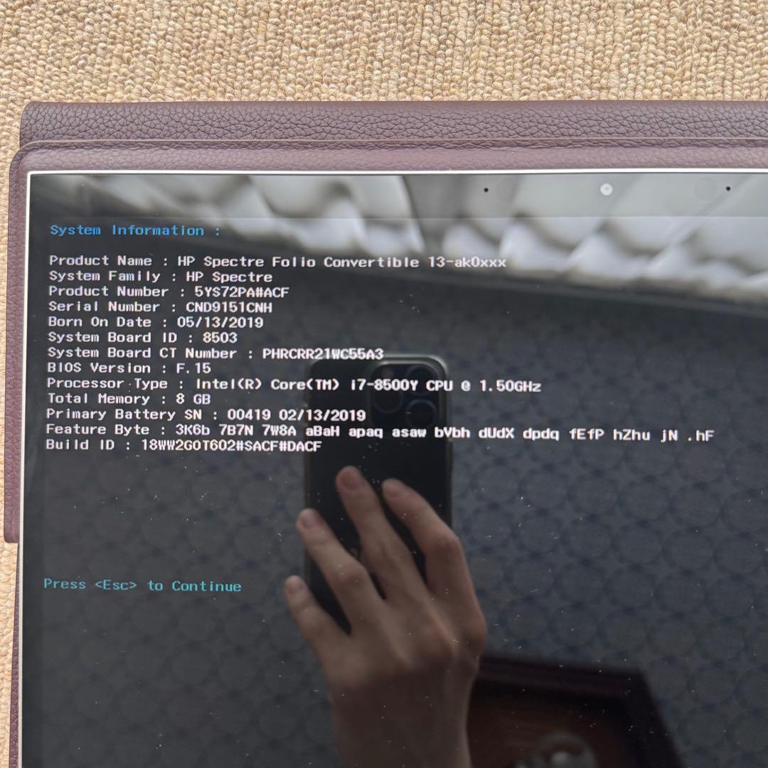 最終値下げ！ HP Spectre Folio Convertible 海外配列