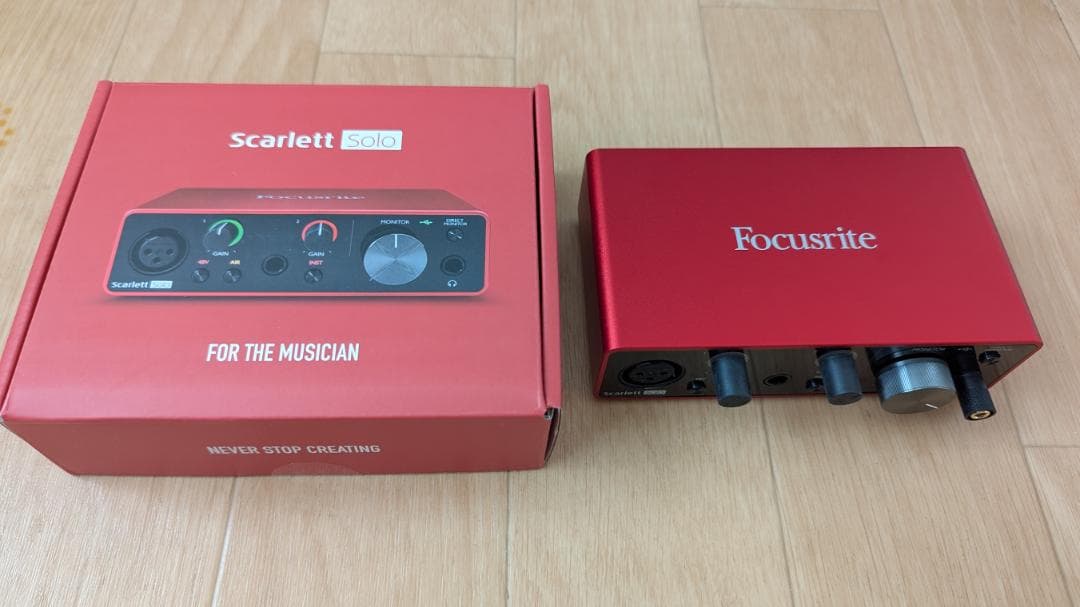 フォーカスライトScarlett Solo (3rd Gen)