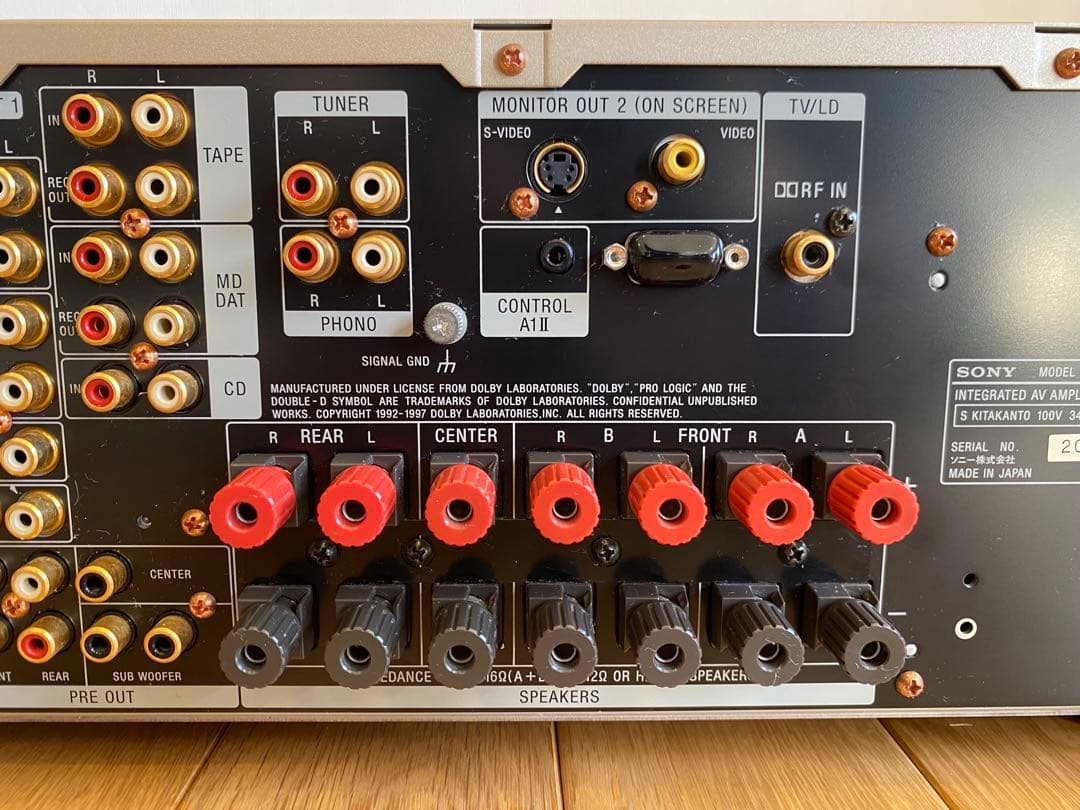 【中古・現状品】Sony AVアンプ　TA-V777ES リモコンあり