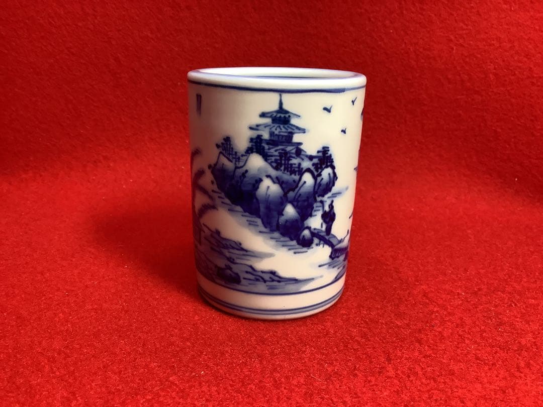 火入　染付　平安祥堂【中古美品】