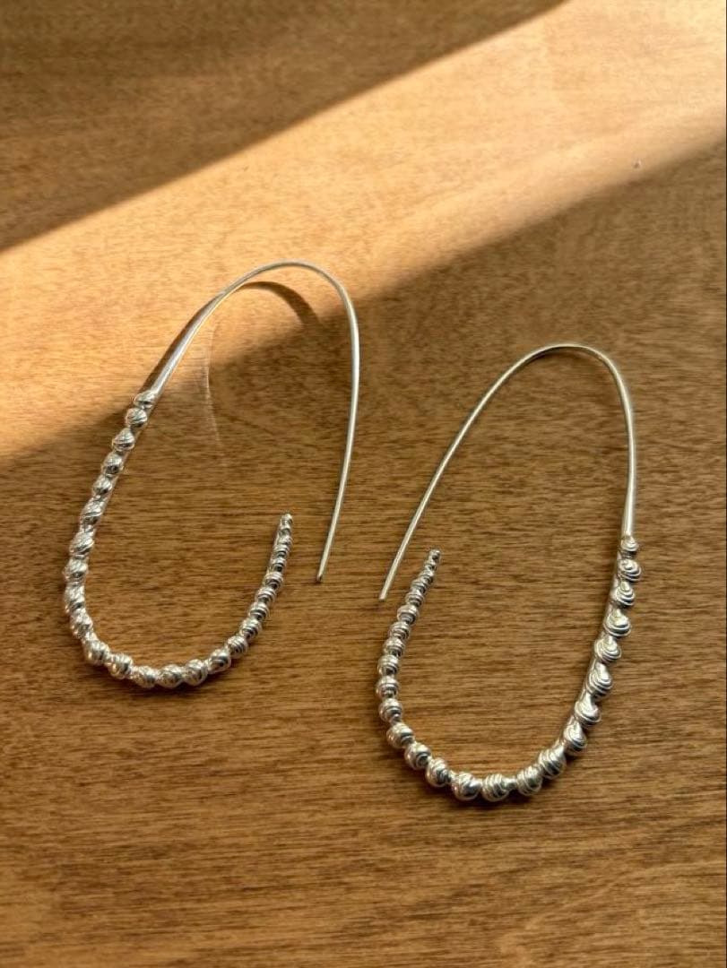 BARJEWELLERY シルバーフープピアス