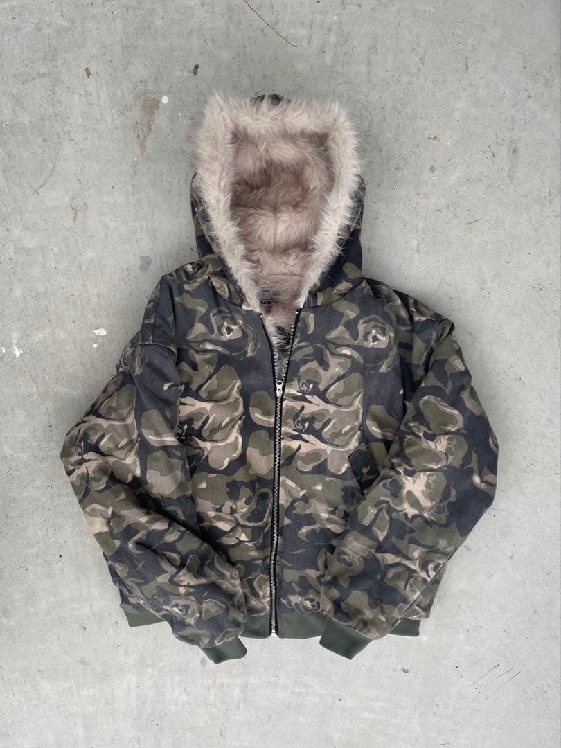 迷彩 ファージャケット elev y2k