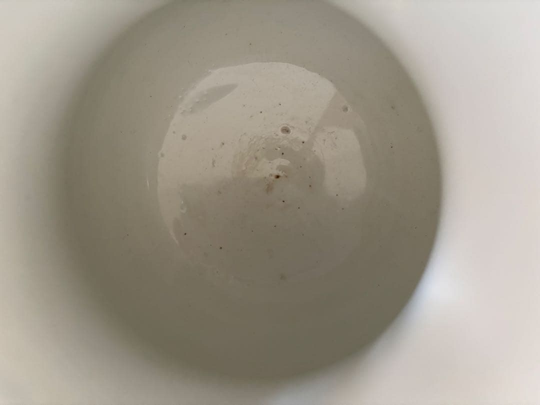 フランスアンティーク 美品 大きめ白いピッシェ サンタマン窯