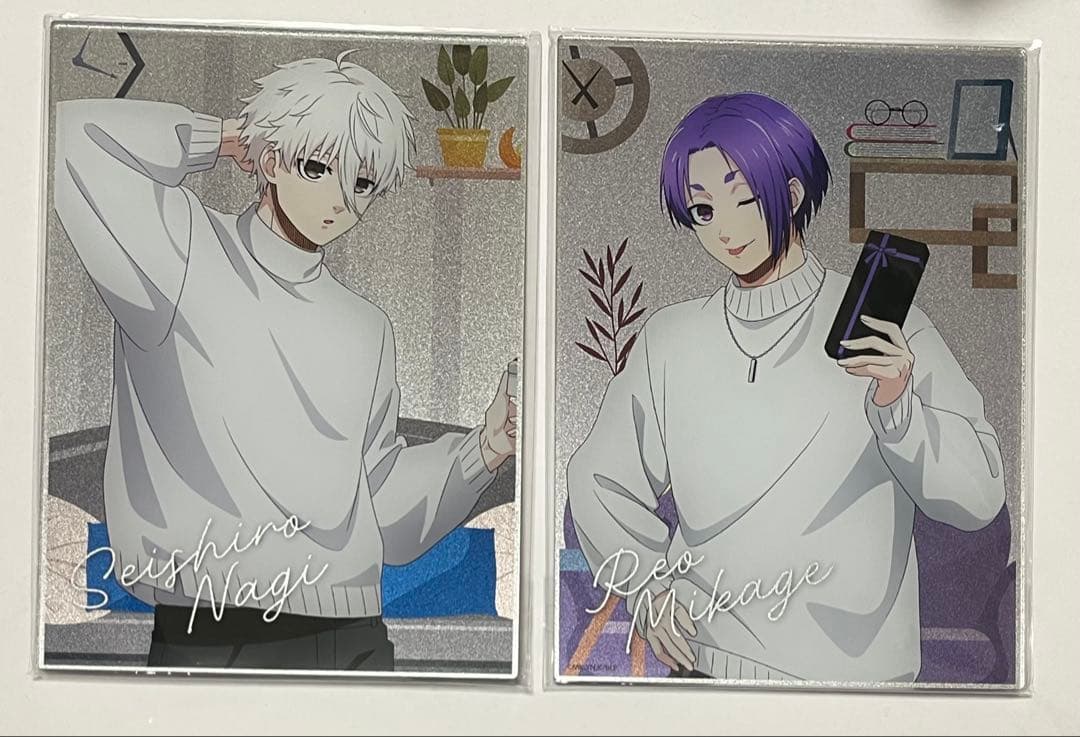 ブルーロック　A賞　巨大ガラポン　凪誠士郎　御影玲王　アクリルパネル