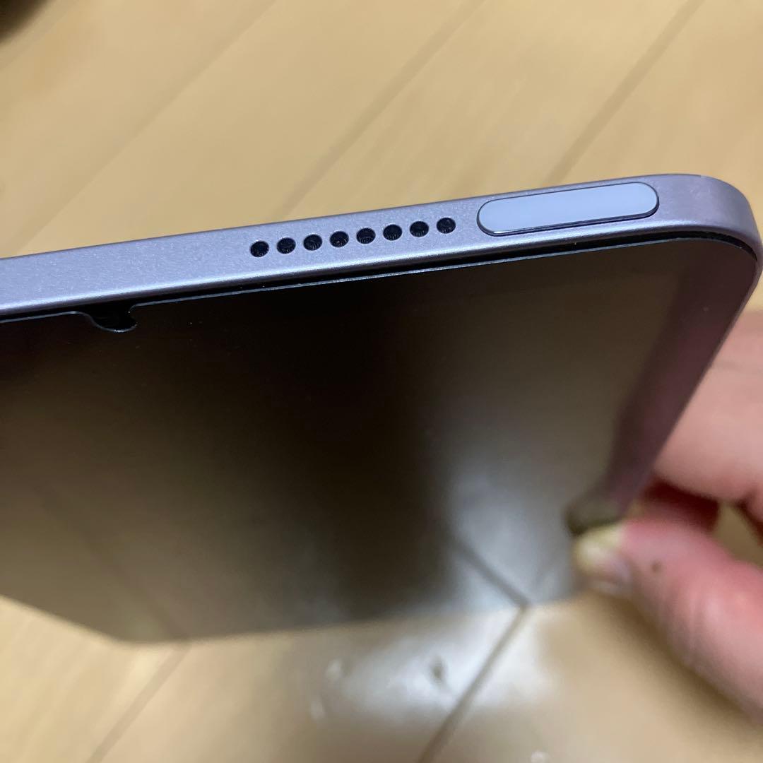 iPad mini パープル ブラックカバー付き