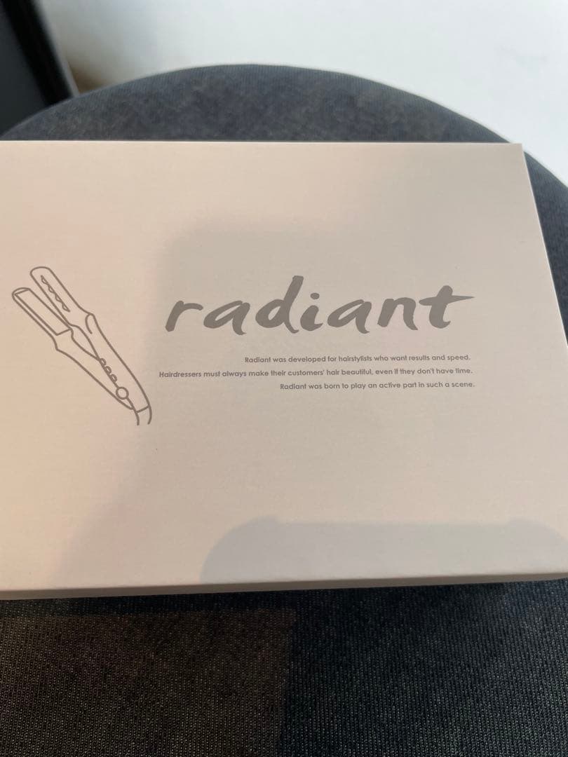 radiant ラディアントストレートアイロン 35㎜　メーカー公式品