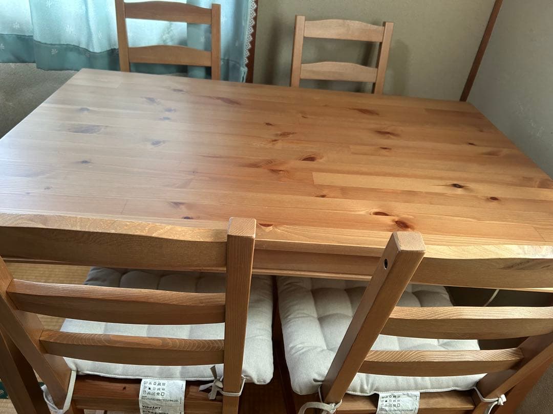 ★ 美品 引取希望 IKEA ヨックモック テーブル チェア セット ★