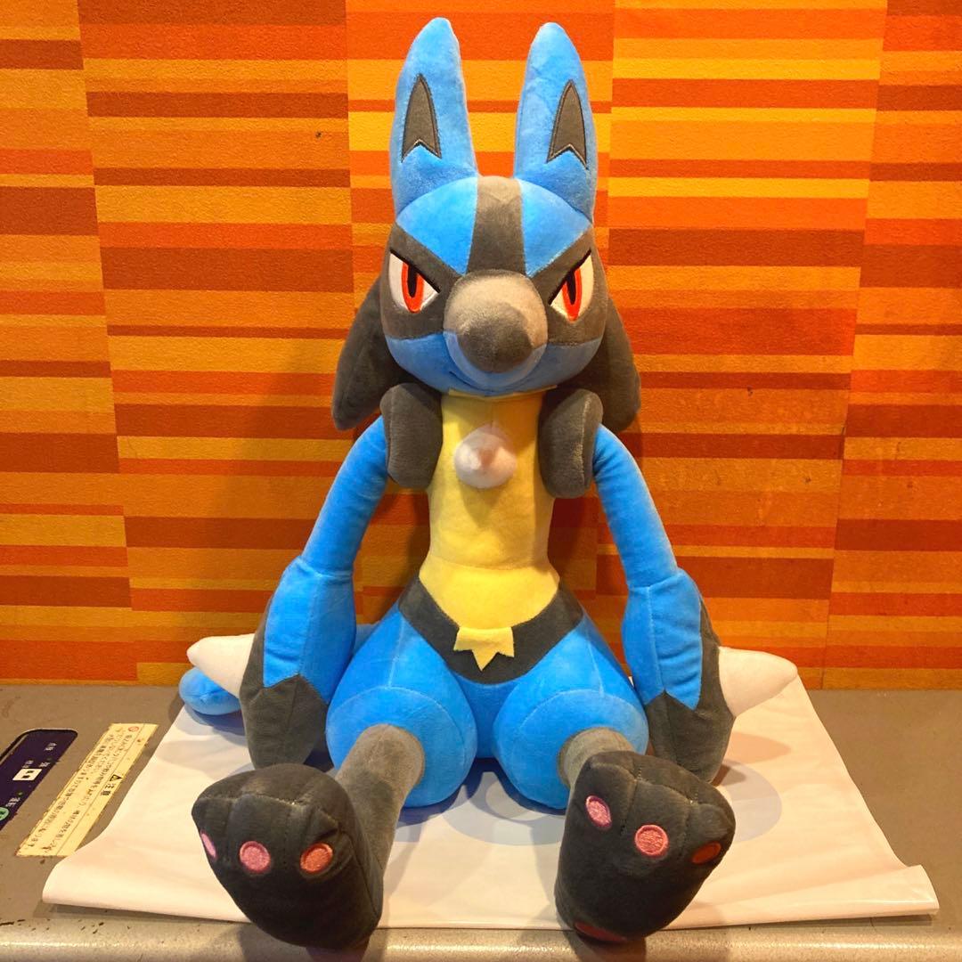 即購入可！ ポケットモンスター めちゃでかルカリオぬいぐるみ