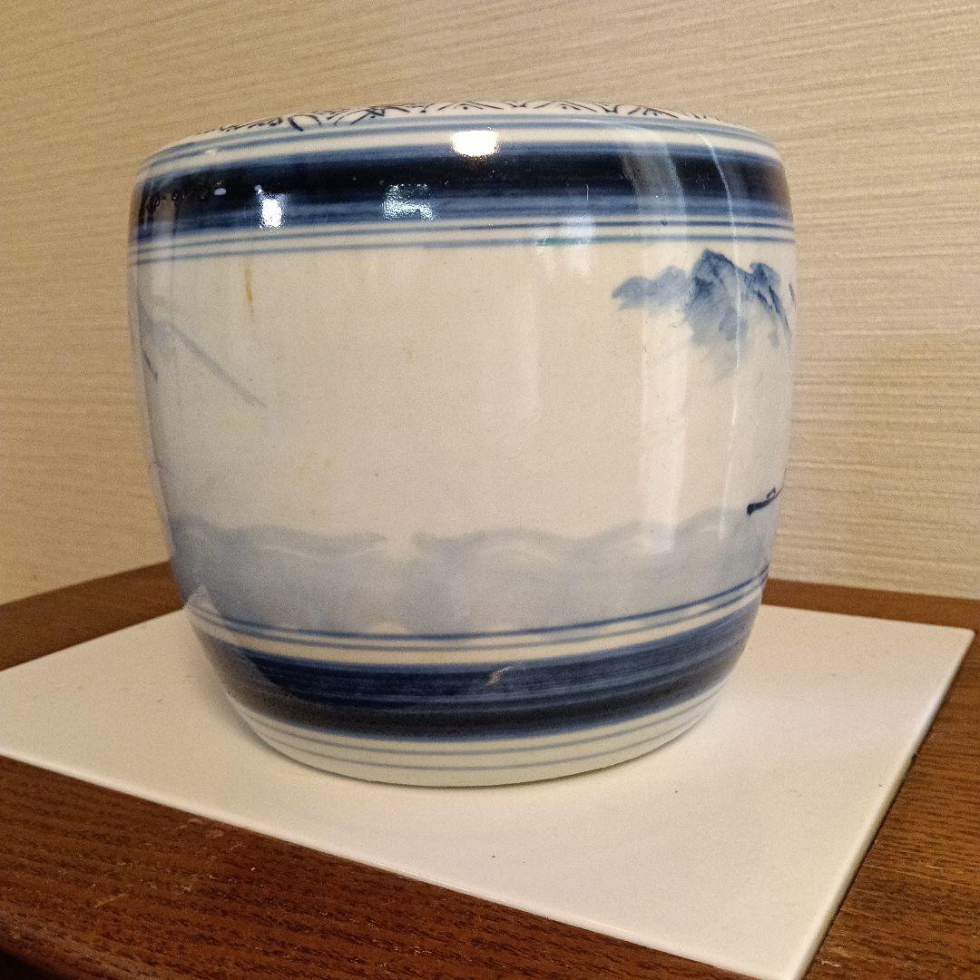 火鉢　昭和レトロ　明治　大正　金魚　メダカ　花鉢　古民具