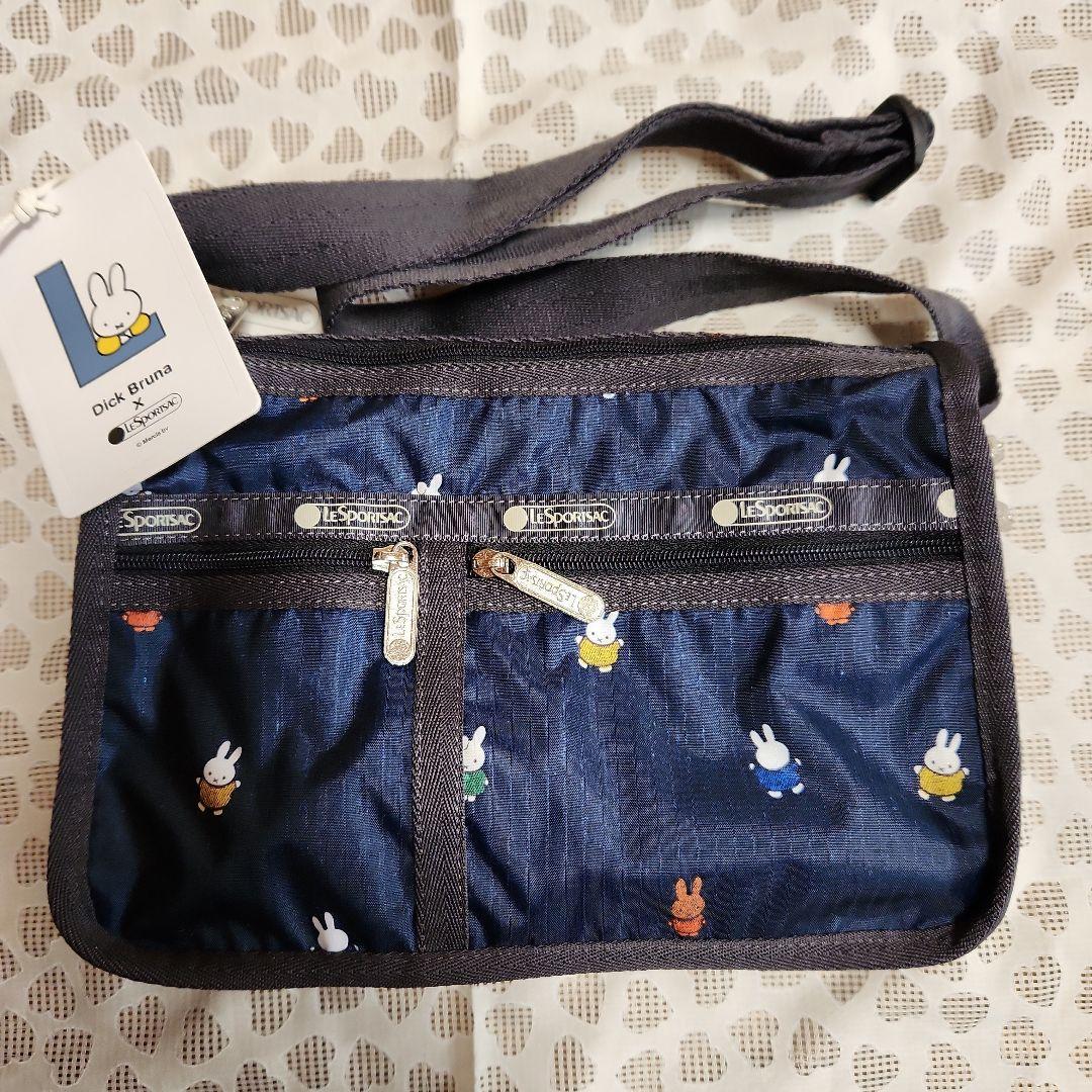 【新品未使用】LeSportsac ネイビー ショルダーバッグ ミッフィーコラボ