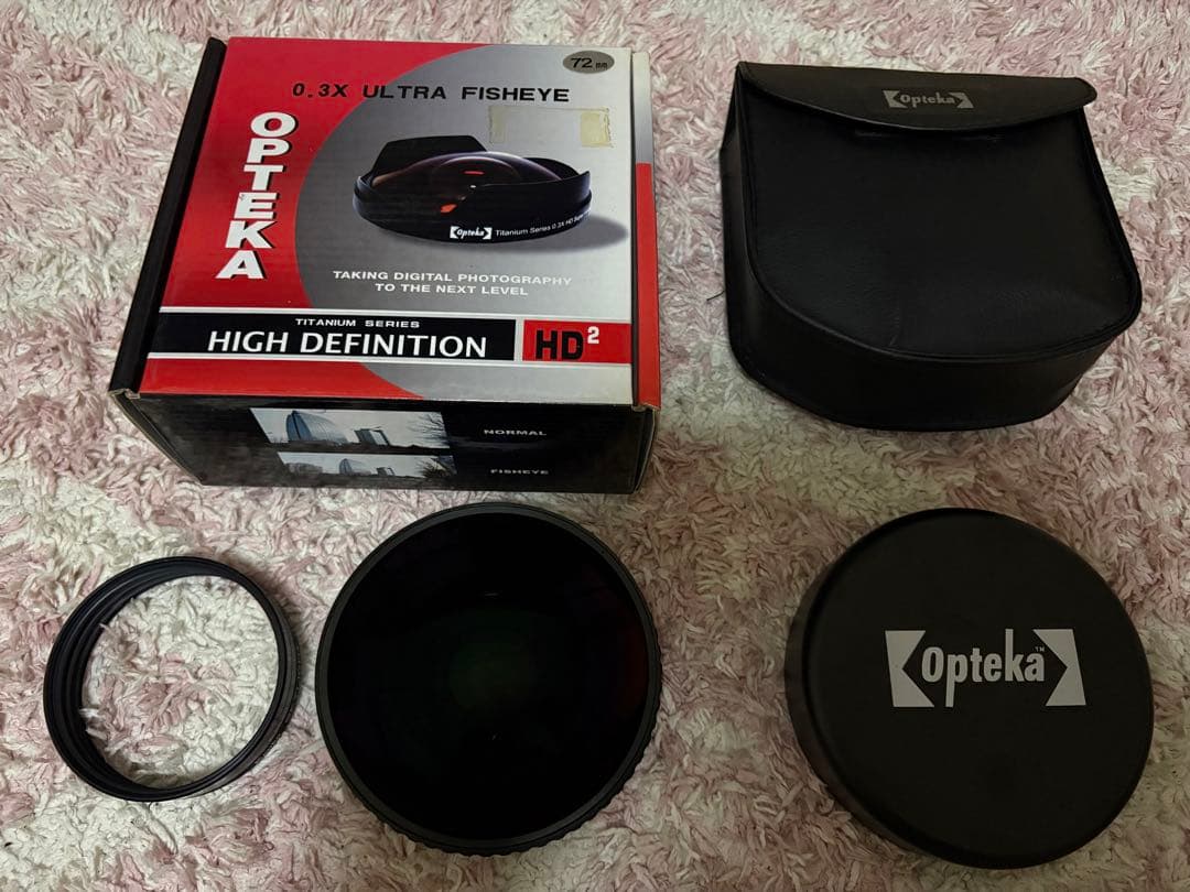 オプテカ　魚眼レンズ　72mm 中古品