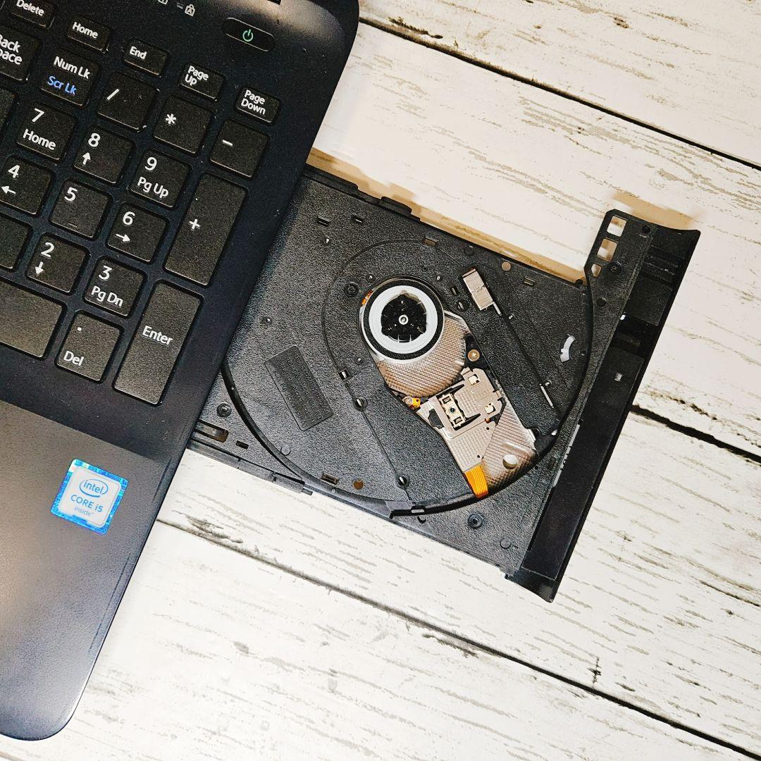 VAIO大画面ノートパソコン i5 SSD カメラ テンキー DVD 普段使い♪