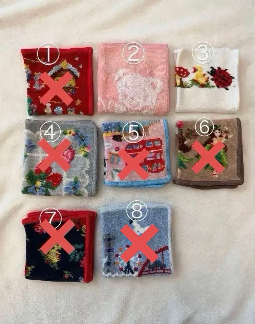 【バラ売り可1枚1500円】FEILER フェイラー　familiar ハンカチ