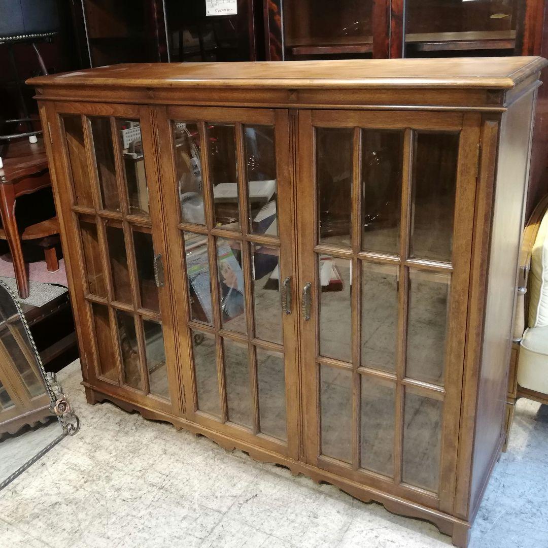 M●pase送料込 希少 アンティーク ファニチャー 3枚扉 サイドボード