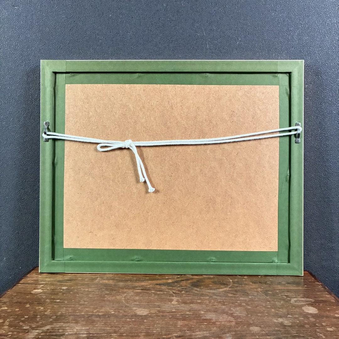 美品 藤城清治「日本の愛唄歌1月 手まり唄」レフグラフ 直筆サイン入 楽譜付