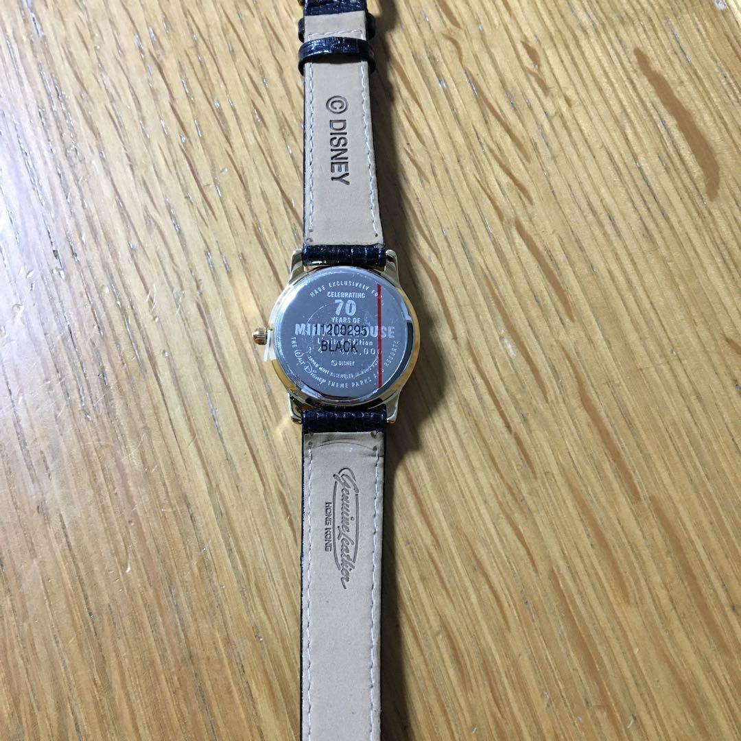 ミニーマウス　70年記念　フィギュア&時計