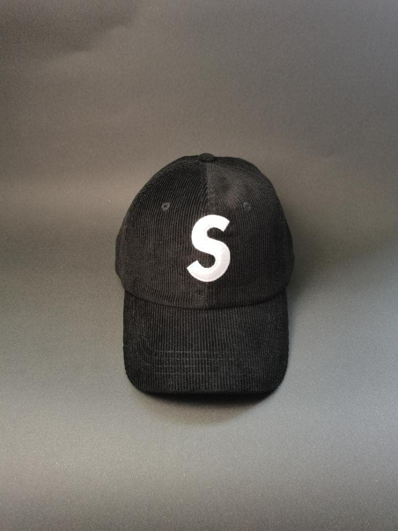 SUPREME コーデュロイキャップ 黒