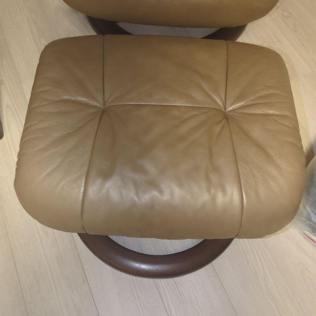 Fjords レザー オットマン