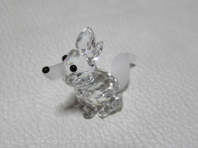 未使用 2000年廃盤品 オーストリア製◆スワロフスキー『キツネ』014955
