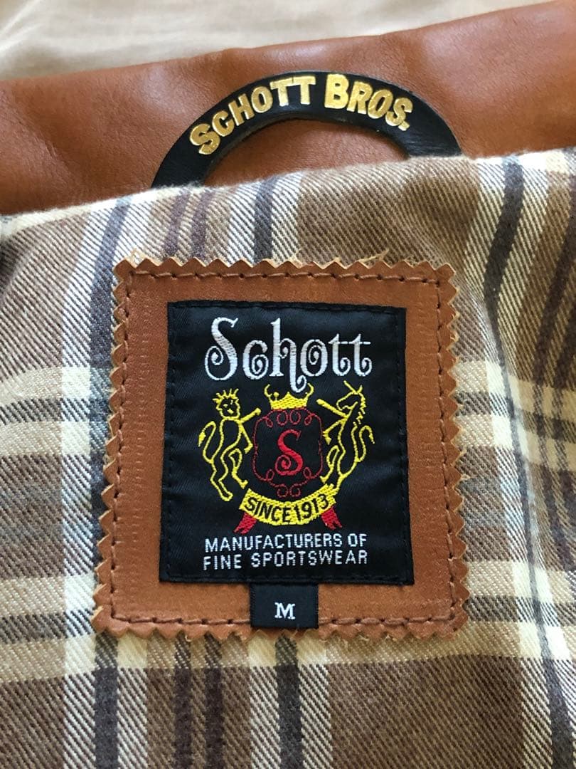 【そーちん】Schott ショット トラッカージャケット　牛革 レザー