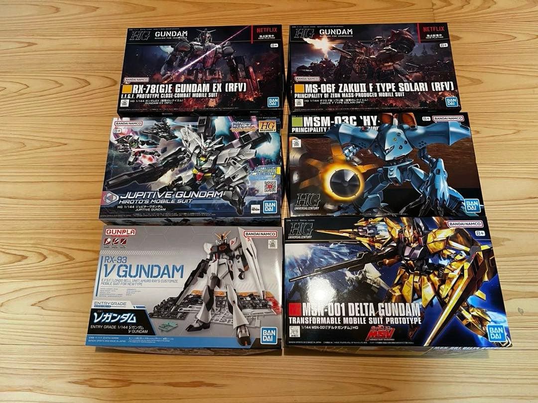 HG＆EG ガンプラ 6体セット