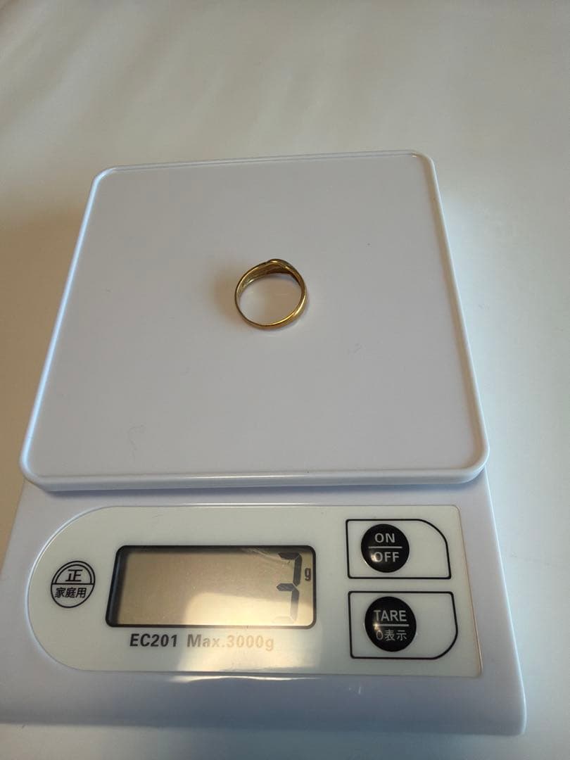 K18 18金 ゴールドリング 約3g