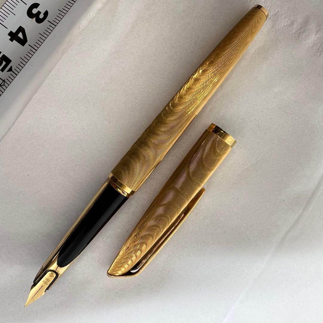 ウォーターマン　ペン先　18K750 万年筆　ゴールド　13.5cm 20.6g