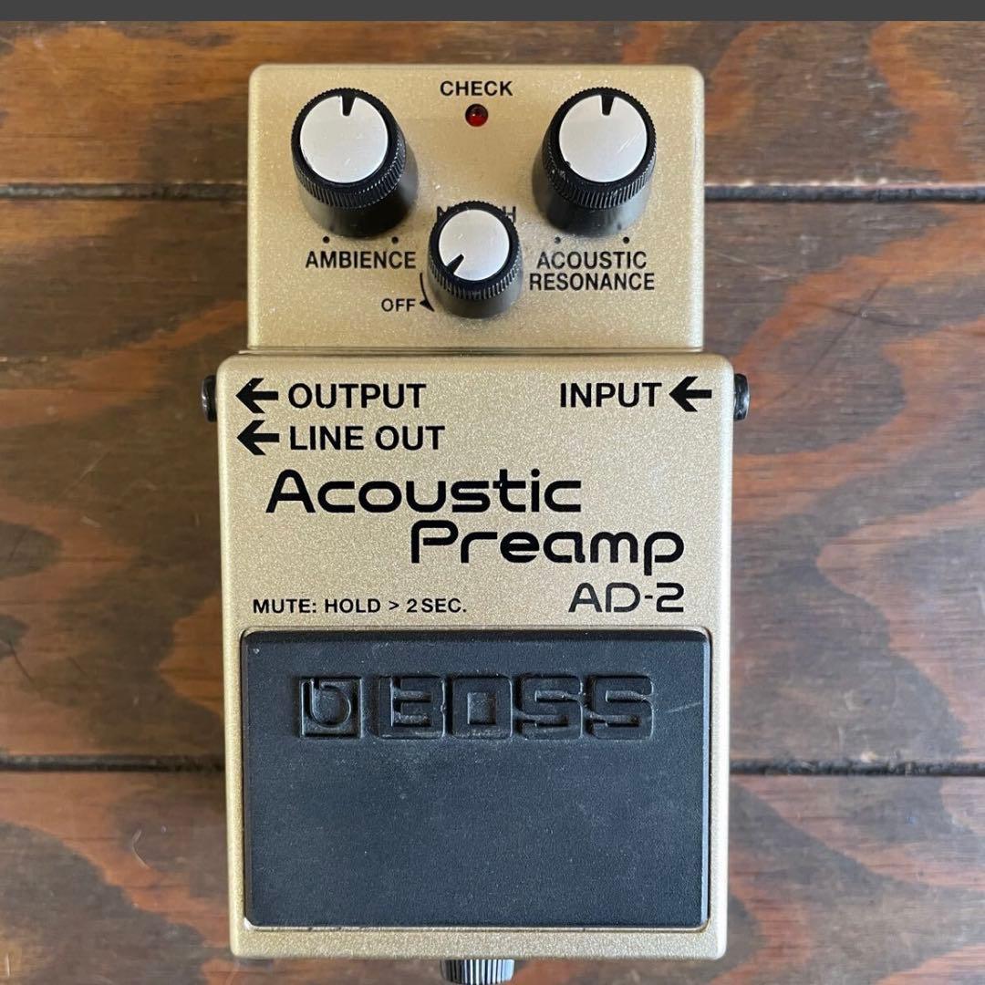 ギター BOSS Acoustic Preamp AD-2